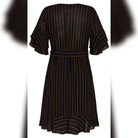 XXL City Chic Plus Size 24 Golden Stripe D… - Picture 4 of 5